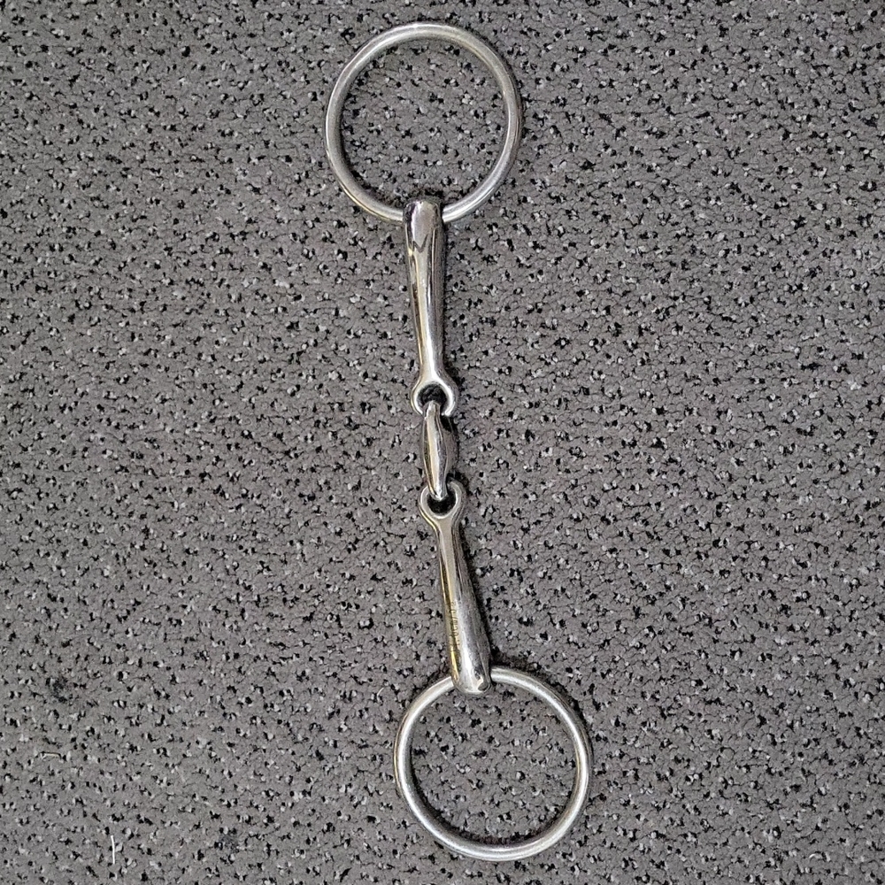 5.5" double joined snaffle bit